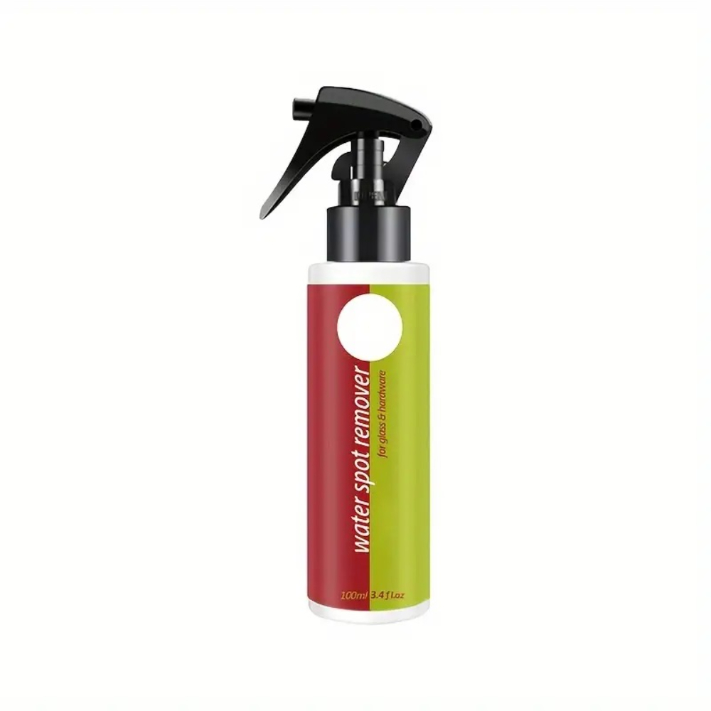 Glass Cleaner Hard Water Spot Remover for Shower Mirrors Tiles Steel Ceramic